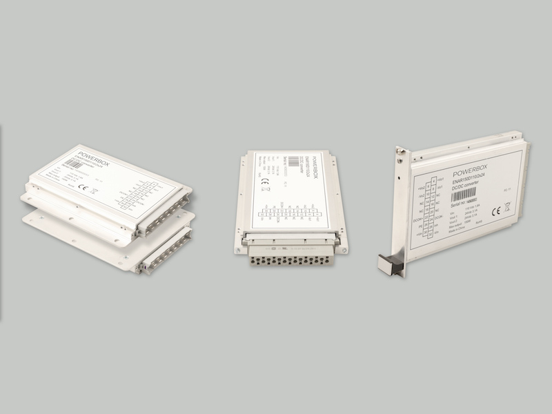 Powerbox launches high-efficiency slim power modules for demanding railway apps